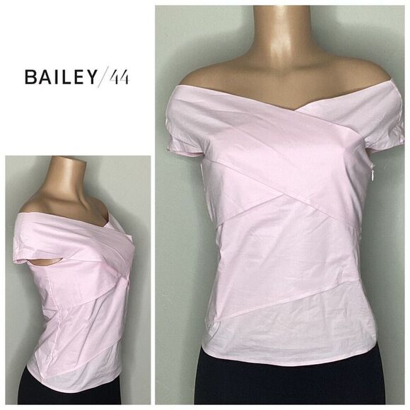 New. Bailey 44 pink Off-the-Shoulder Top. Size small. - Picture 9 of 10